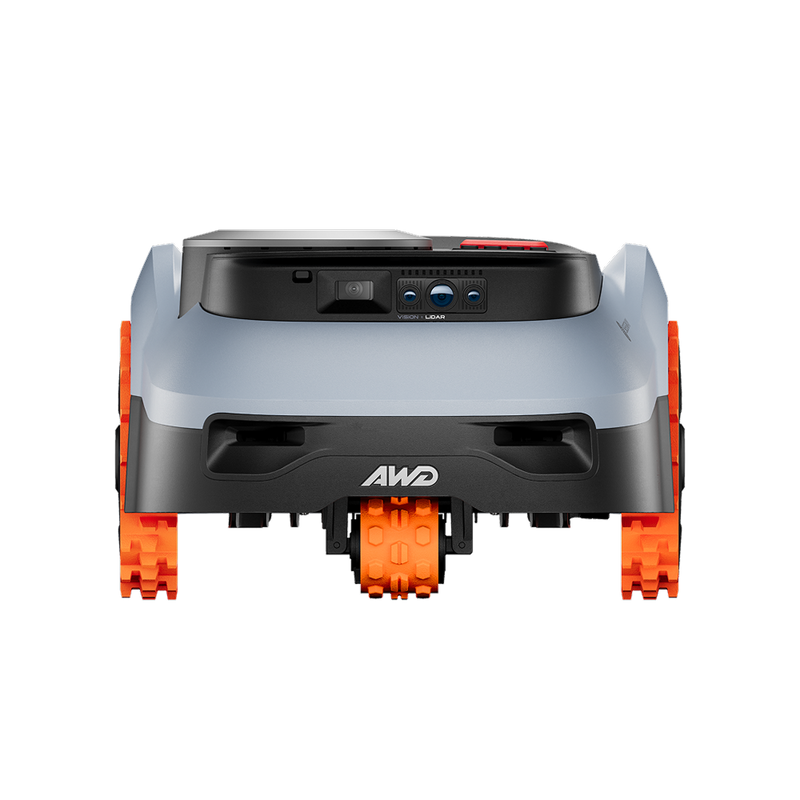Segway Navimow i2 LiDAR Pro series robotic lawn mower; the i210 and i220 LiDAR Pro share this body and differ in rated working area and battery